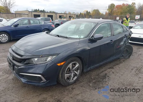 2019 Honda Civic Lx из США, поврежденный, VIN 2HGFC2F66KH533561